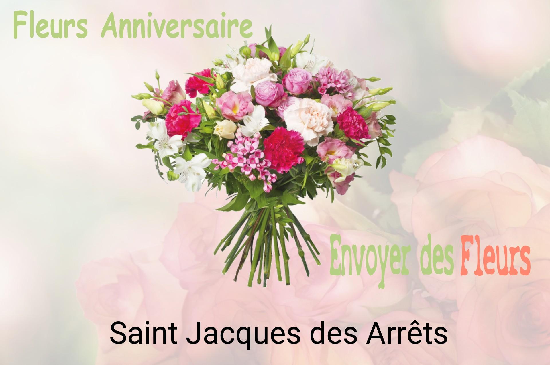 Bouquet de fleurs d’anniversaire livré à Saint-Jacques-des-Arrêts